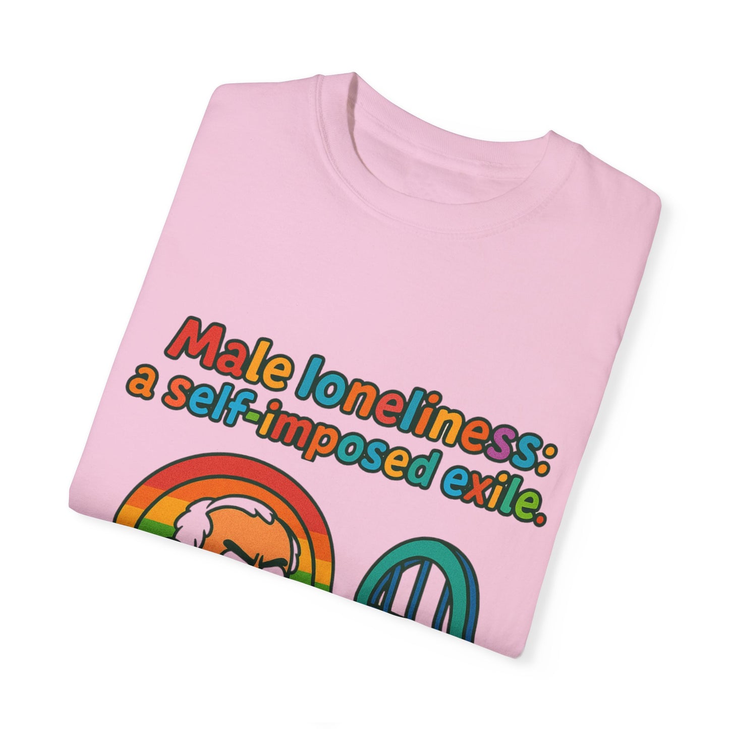 Male Loneliness: A Self-Imposed Exile Unisex T-Shirt