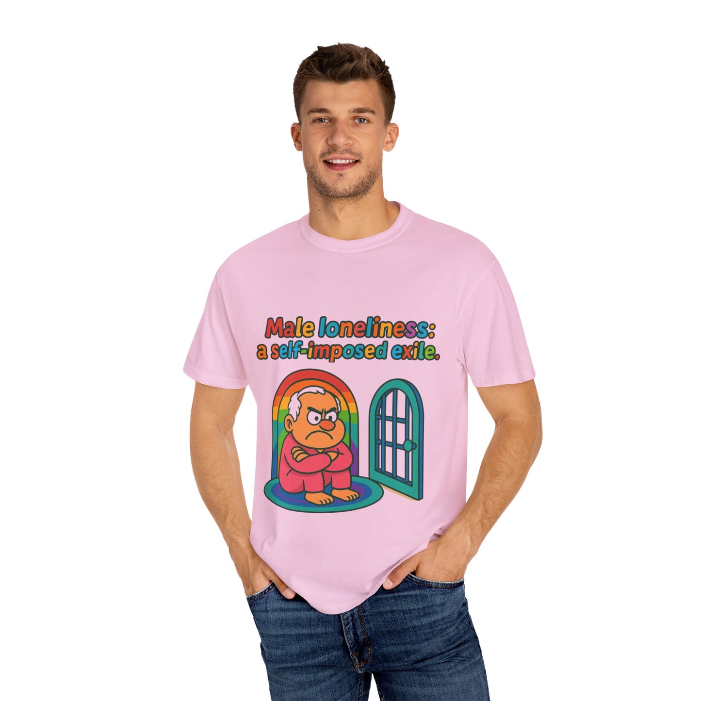 Male Loneliness: A Self-Imposed Exile Unisex T-Shirt