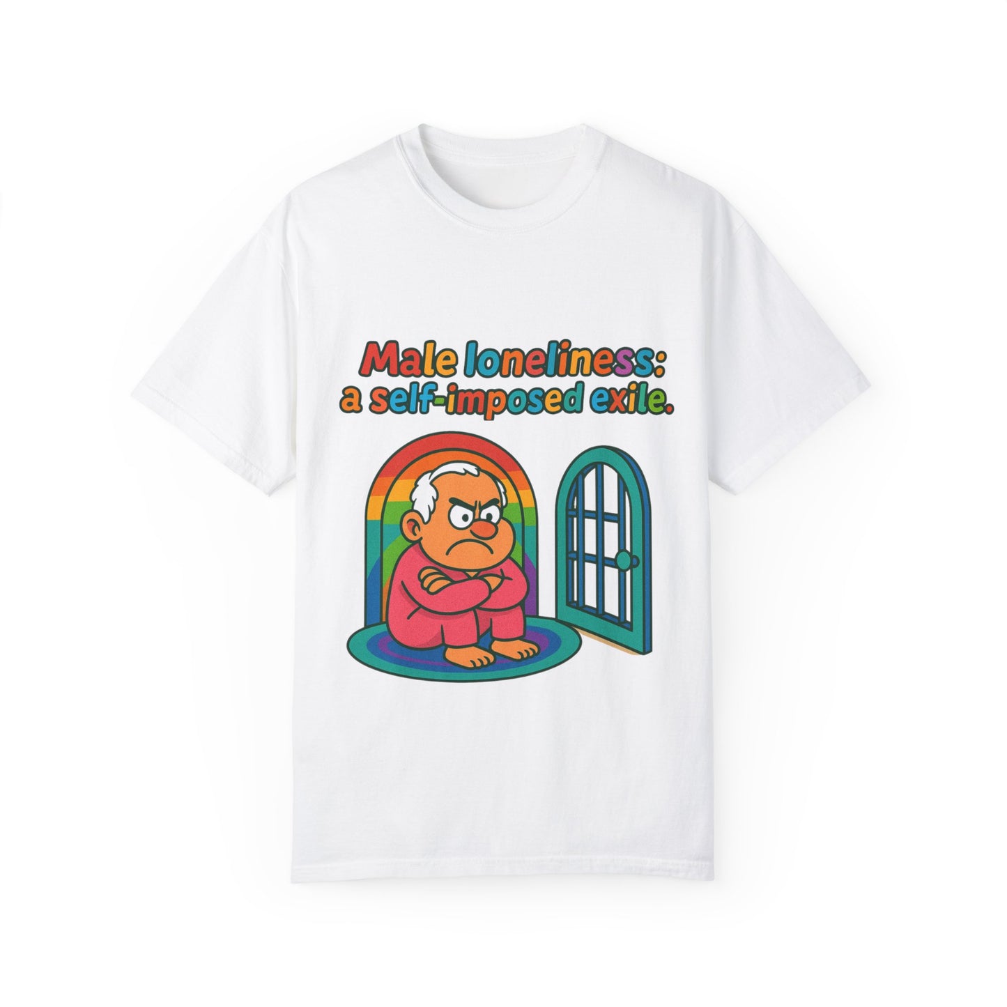 Male Loneliness: A Self-Imposed Exile Unisex T-Shirt