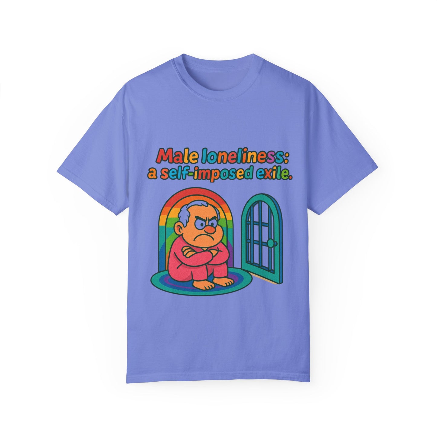 Male Loneliness: A Self-Imposed Exile Unisex T-Shirt