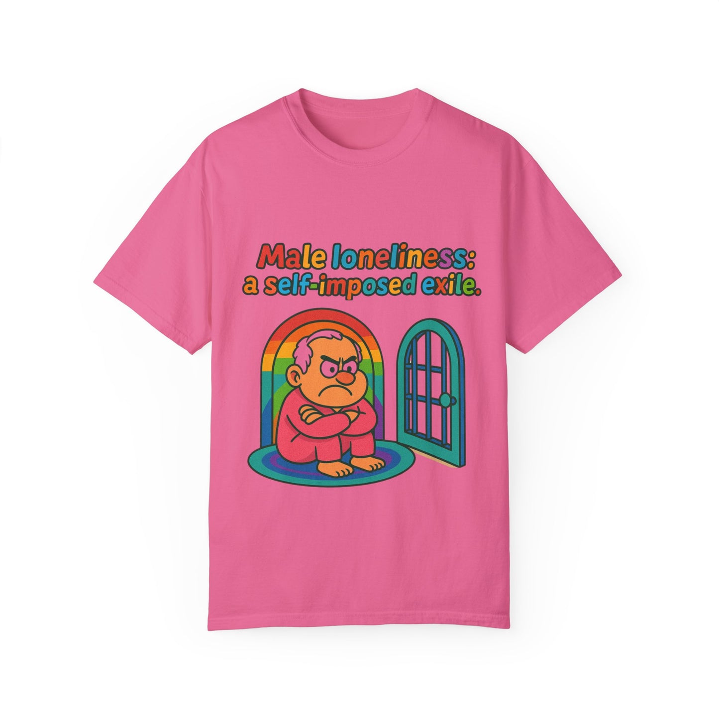 Male Loneliness: A Self-Imposed Exile Unisex T-Shirt