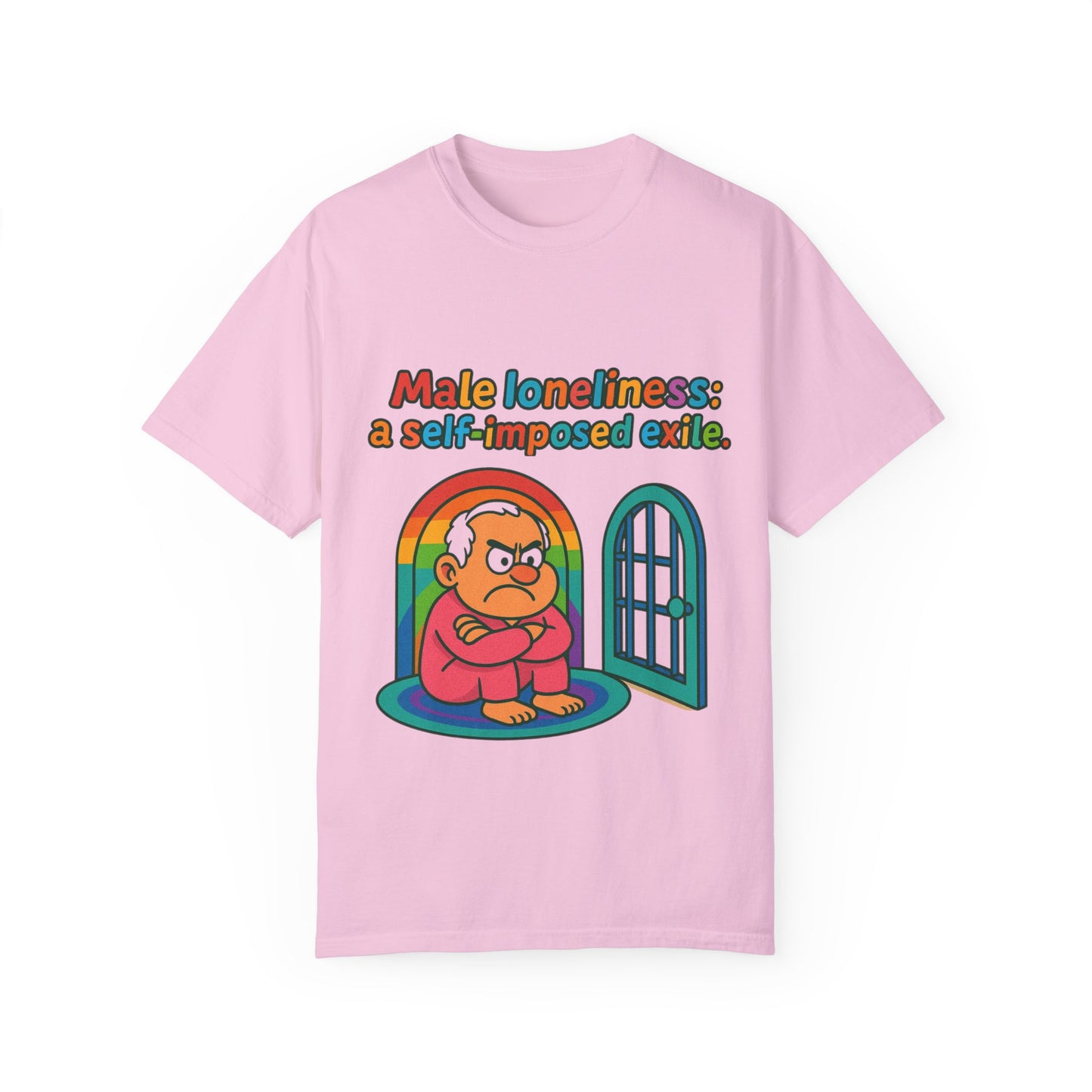 Male Loneliness: A Self-Imposed Exile Unisex T-Shirt