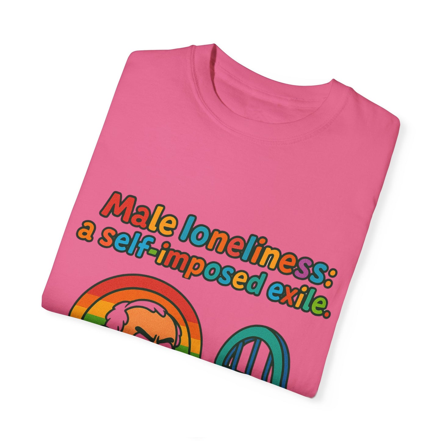 Male Loneliness: A Self-Imposed Exile Unisex T-Shirt