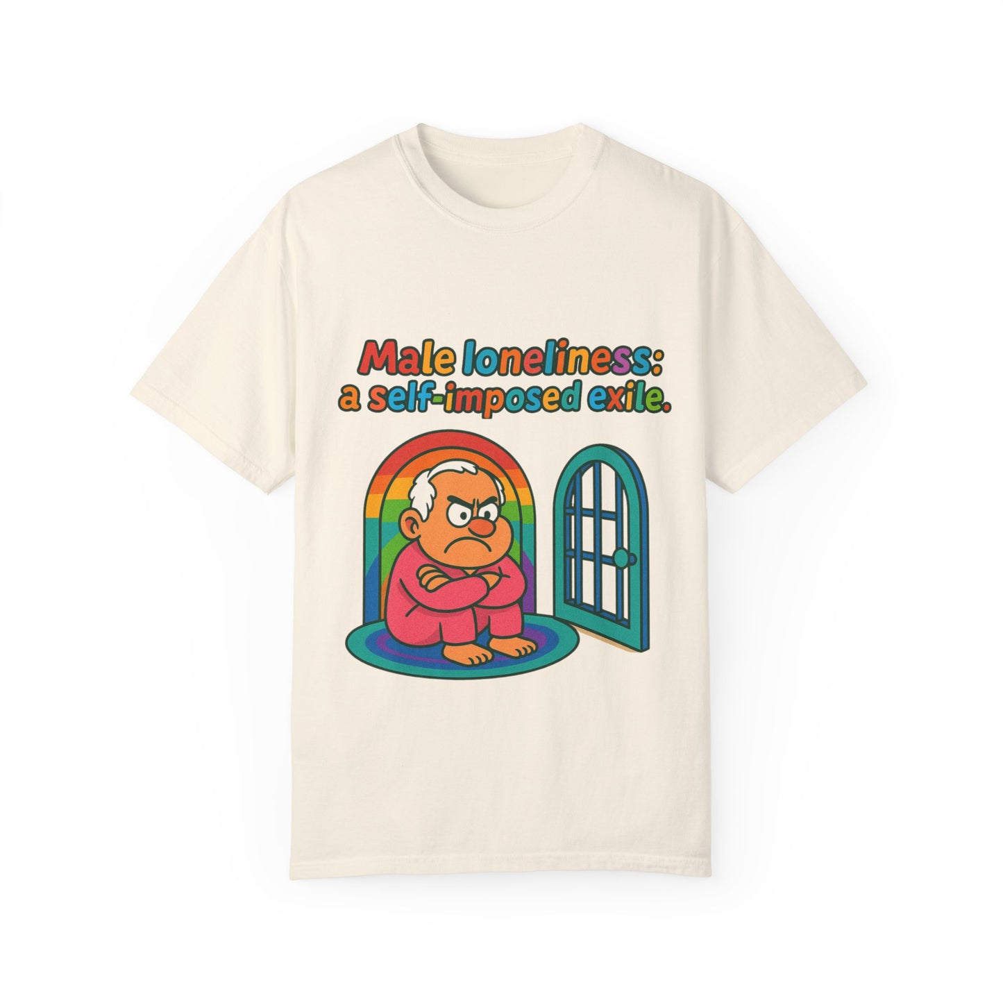 Male Loneliness: A Self-Imposed Exile Unisex T-Shirt