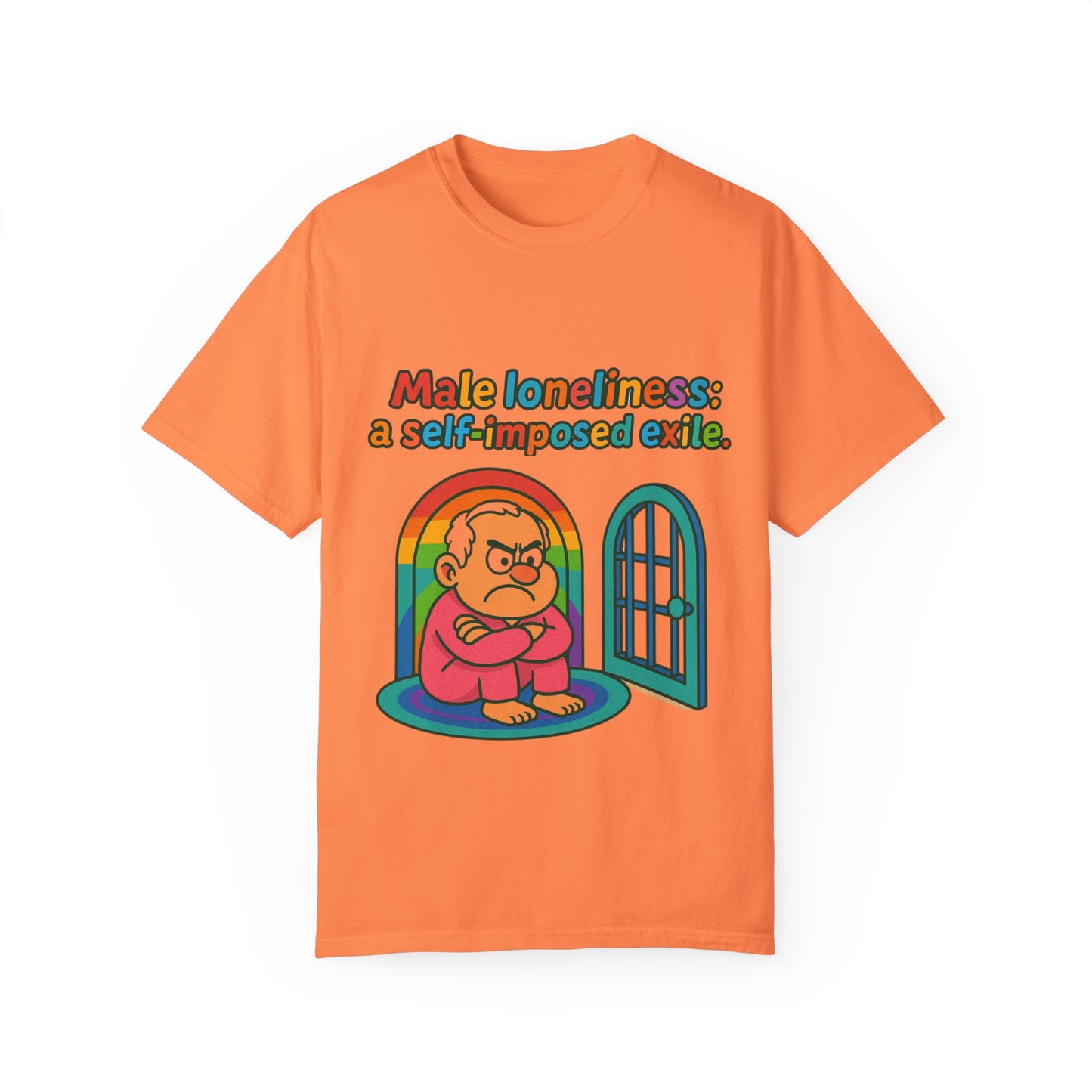 Male Loneliness: A Self-Imposed Exile Unisex T-Shirt